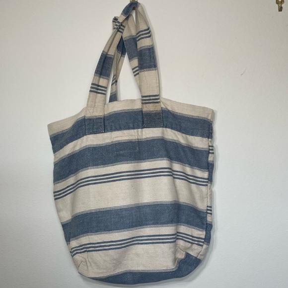 Ralph Lauren Polo cotton/lien carryall tote - Picture 2 of 7